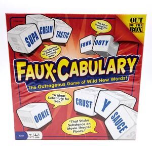 Faux-Cabulary Outrageous Game of Wild New Words Vocabulary New Sealed 13+ 2002